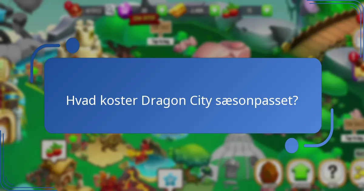 Hvilke eksklusive belønninger tilbydes i Dragon City sæsonpasset?
