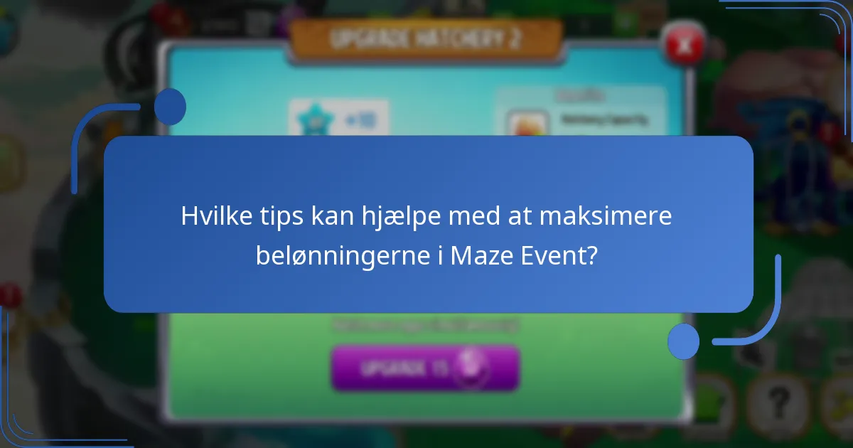 Hvilke unikke ressourcer kan jeg opnå fra Maze Event?